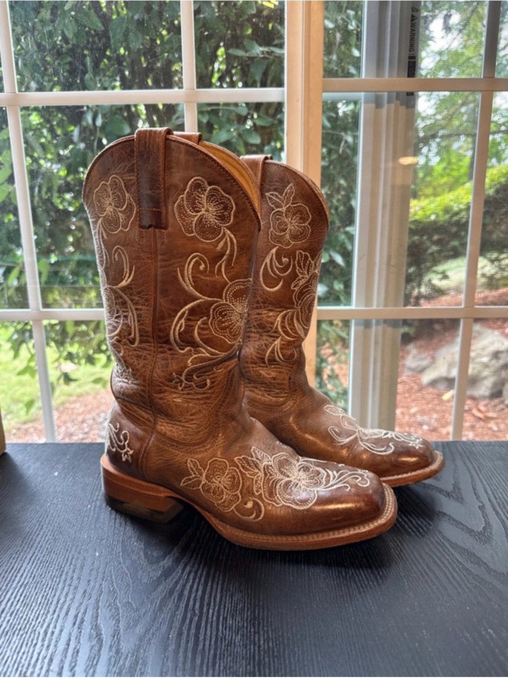 Shyanne Square Toe Embroidered Western Boots - Women